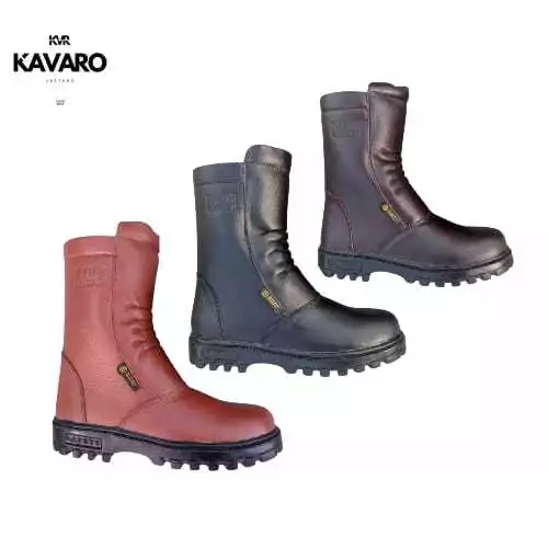 Sepatu untuk Riders Bikers Sneakers Hiking Ujung Besi - KAVARO LEATHER