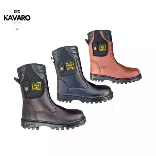 Rivaldo Sepatu Safety Kulit - KAVARO LEATHER