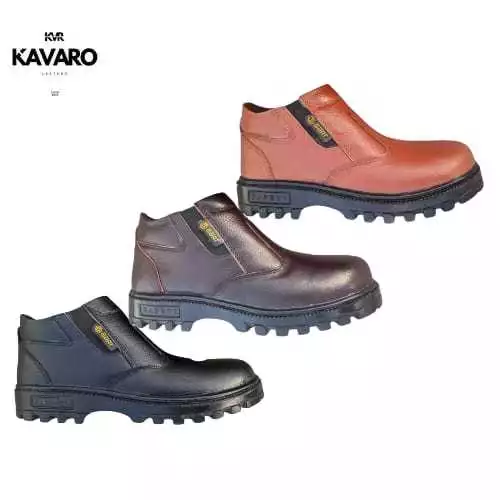 Eleven Sepatu Kulit Boots Safety - KAVARO LEATHER