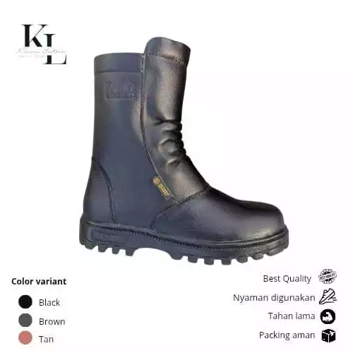 Sepatu untuk Riders Bikers Sneakers Hiking Ujung Besi - KAVARO LEATHER